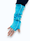 VEY-Handwarmer | RIB JERSEY BLUE